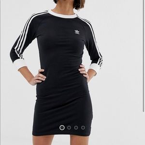 Adidas Original adicolor three stripe mini dress